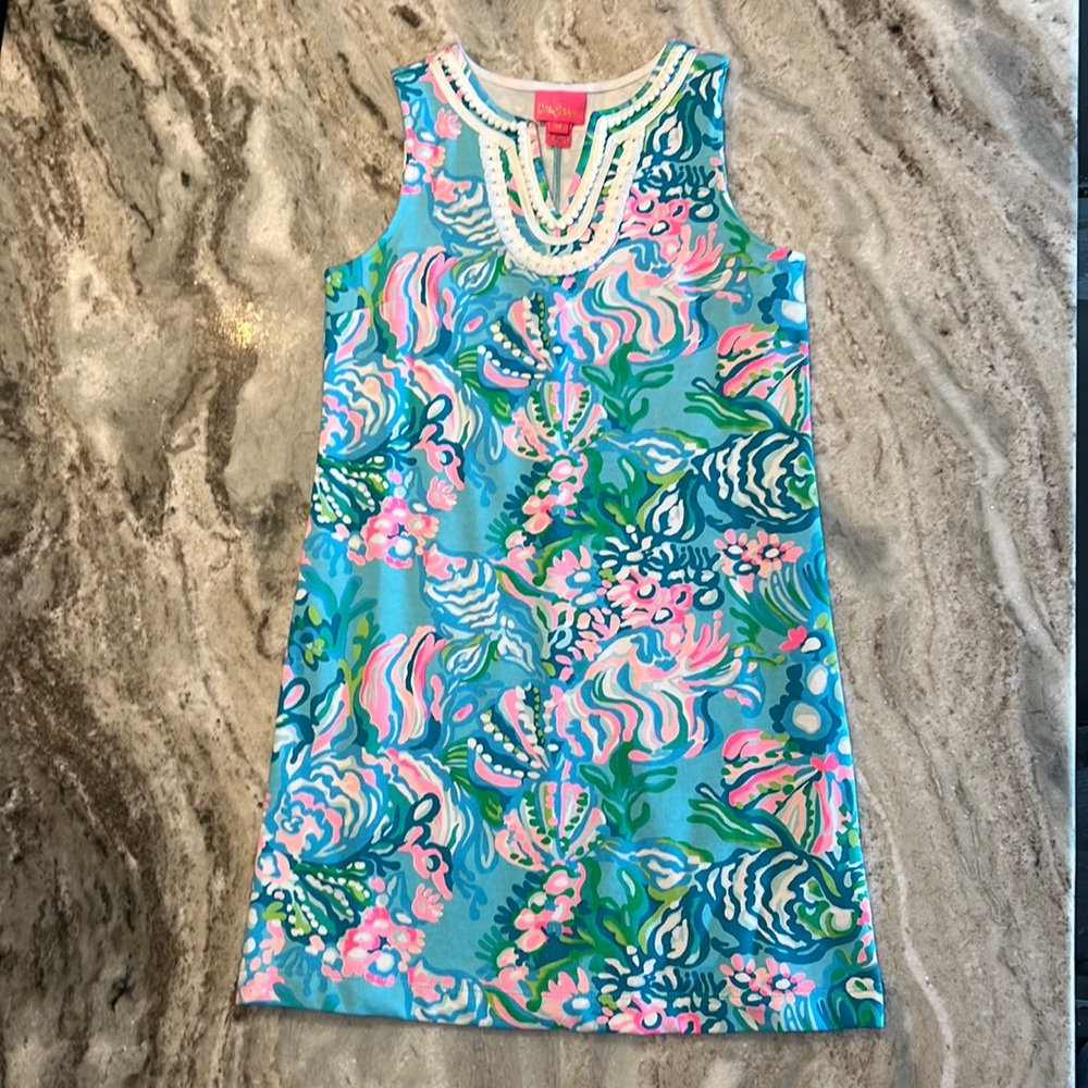 Lilly Pulitzer Mini Harper Shift in Blue Ibiza